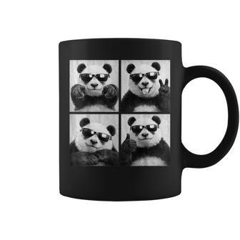 Cool Panda With Sunglasses Photobooth Giant Panda Bear Coffee Mug - Thegiftio