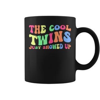 Cool Twins Just Showed Up Spirit Week Groovy Twin Day Twins Coffee Mug - Thegiftio