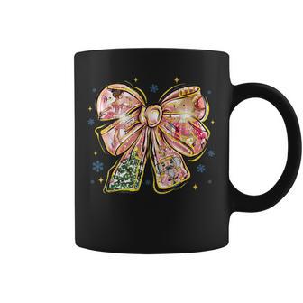 Coquette Bow Christmas Nutcracker Family Pajama Holiday Coffee Mug - Thegiftio UK