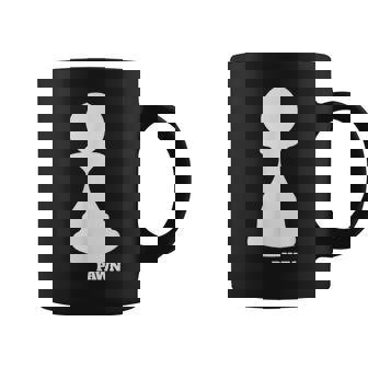 Costume De Pion Jeu D'échecs Cadeau Pour Joueur D'échecs Blanc Tasse - Cadeauxyz