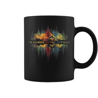Come To The Cottage Colorful Cozy Watercolor Lgbtq Coffee Mug - Monsterry