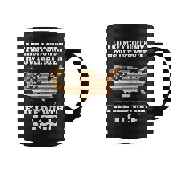 I Like My Country Like I Like My Tea Filled With Ice Trump Coffee Mug - Monsterry