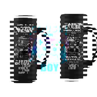 Cousin Of The Birthday Boy Matching Video Gamer Party Coffee Mug - Thegiftio