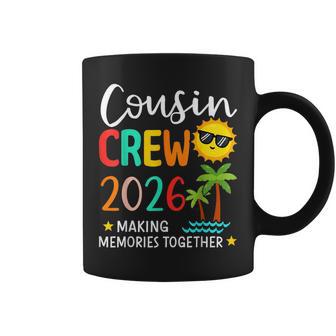 Cousin Crew 2026 Summer Vacation Beach Family Trip Matching Coffee Mug - Thegiftio