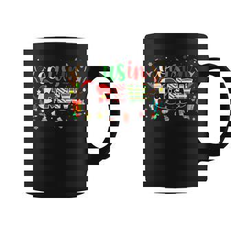 Cousin Crew Family Christmas 2025 Matching Xmas Squad Santa Coffee Mug - Thegiftio