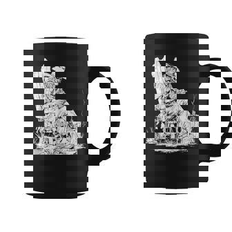 Cowboy Whittling Carving Wood Tank Top Coffee Mug | Mazezy