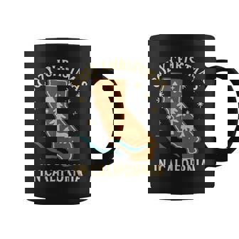 Cozy Christmas California Tree Bear Snowflake Fun Coffee Mug - Thegiftio