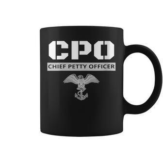 CPO Shirt Chief Petty Officer Leadership American Patriot Coffee Mug | Mazezy