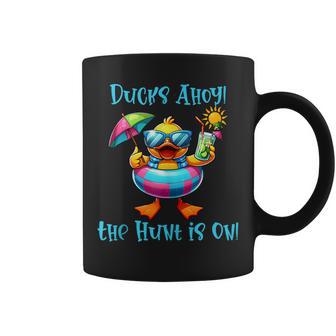 Cruise Ducks Ahoy Hunt Vacation Traveler Coffee Mug - Thegiftio UK