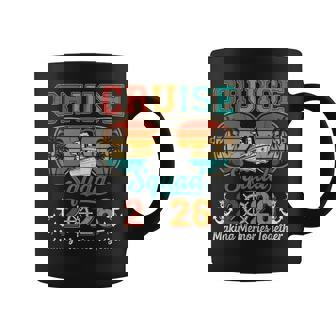 Cruise Squad 2026 Family Vacation Cruise Ship Sunset Coffee Mug - Seseable