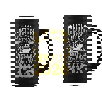 Cruising Into 2026 New Years Eve Cruise Vacation Matching Coffee Mug - Monsterry