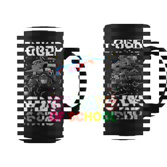 I Crushed 67 Days Of School Monster Teacher Student Truck Coffee Mug | Mazezy