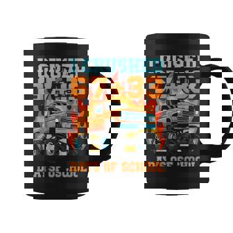 I Crushed 67 Plus 33 Days Of School Truck Teacher Student Coffee Mug | Mazezy