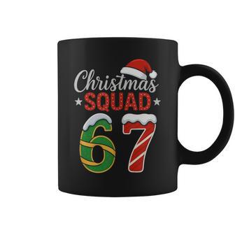 Cute 67 Six Seven Meme Brainrot 67 Christmas Squad Coffee Mug - Thegiftio UK