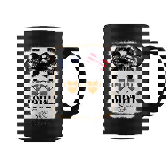 Cute American Football Sister US Flag Support Brother Coffee Mug | Mazezy