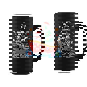 Cute Christmas Boat Parade Family Holiday Sailing Tee Cruise Coffee Mug | Mazezy