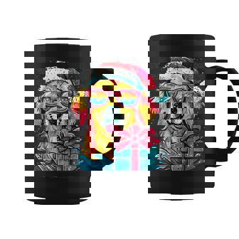 Cute Dog Christmas New Year Dog Lover Golden Retriever Coffee Mug | Mazezy