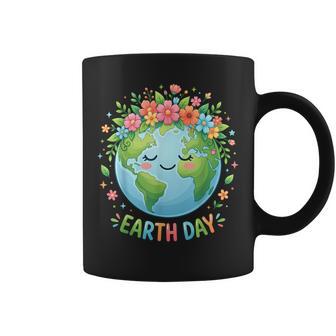 Cute Floral Earth Love Our Planet Earth Day 2026 Coffee Mug - Thegiftio UK