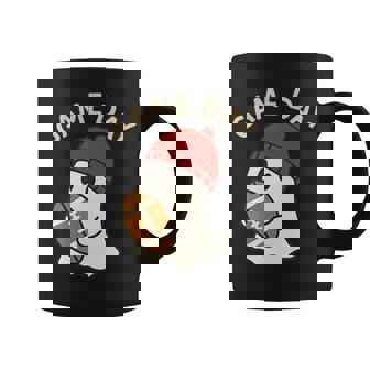 Cute Ghost Game Day American Football Lover Touchdown Season Coffee Mug | Mazezy