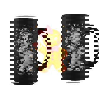 Cute Gingerbread Leopard Coquette Christmas Wine Xmas Women Coffee Mug | Mazezy