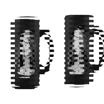 Cute Gothic Nun Dark Demon Occult Horror Coffee Mug | Mazezy