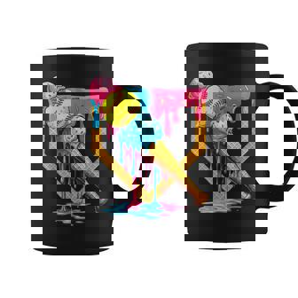 Cute Ice Cream Softball Home Plate Drip Game Day Softball Coffee Mug | Seseable UK