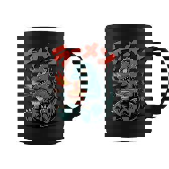 Cute Kaiju Ramen Kawaii Fun Japanese Noodle Food Lover Coffee Mug - Seseable