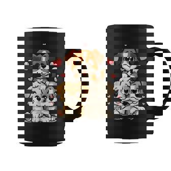 Cute Kawaii Puppies Neko Dog Lover Girls Coffee Mug | Seseable FR