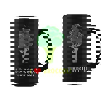 Cute Keto Paleo I Love Broccoli Organic Healthy Eating Tank Top Coffee Mug | Mazezy