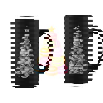 Cute Macaron Cookie Christmas Tree Holiday Baking Aesthetic Coffee Mug | Mazezy