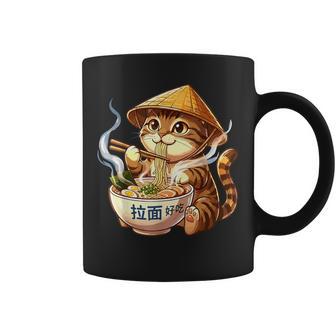 Cute Ramen Cat Japanese Noodle Coffee Mug - Thegiftio