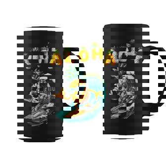 Dabbing Pineapple Sunglasses Aloha Beaches Hawaii Hawaiian Coffee Mug - Thegiftio