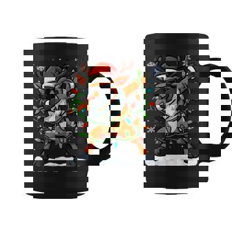 Dabbing Reindeer Christmas Girls Xmas Lights Boys Christmas Coffee Mug | Mazezy