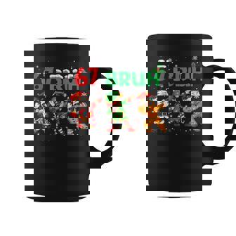 Dabbing Santa Elf 67 Meme 6 7 Christmas Six Seven Bruh Coffee Mug | Seseable FR