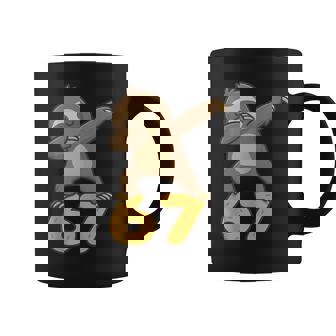Dabbing Sloth 67 Six Seven Meme Tank Top Coffee Mug | Mazezy