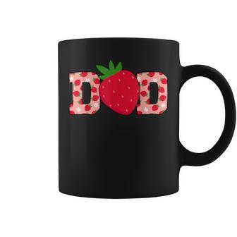 Dad Berry Sweet Cute Strawberry Birthday Matching Family Coffee Mug - Thegiftio UK