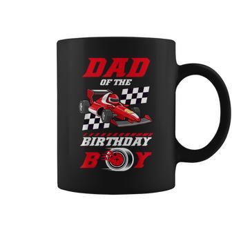 Dad Of The Birthday Boy Pit Crew Race Car Matching Family Coffee Mug - Thegiftio UK