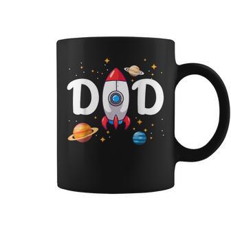 Dad Of The Birthday Boy Space Astronaut 1St Birthday Family Coffee Mug - Thegiftio UK