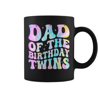 Dad Of The Birthday Twins Family Matching Birthday Party Coffee Mug - Thegiftio UK