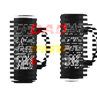 Dad Of The Fast One 1St Birthday Race Car Family Coffee Mug | Mazezy