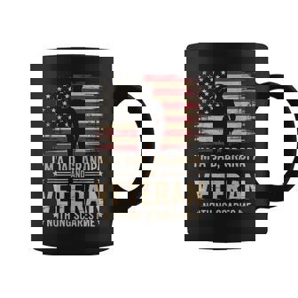 Im A Dad Grandpa And A Veteran Nothing Scares Me Veteran Coffee Mug - Monsterry