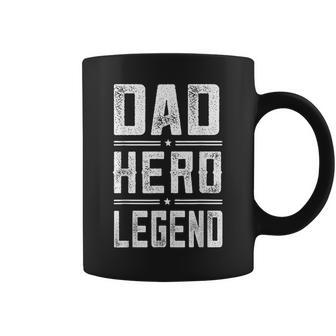 Dad Hero Legend -Intage Distressed Dad Tazze - Novitaregali