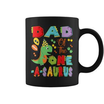 Dad Of The One-A-Saurus 1St Birthday Boy Dinosaur Coffee Mug - Thegiftio UK