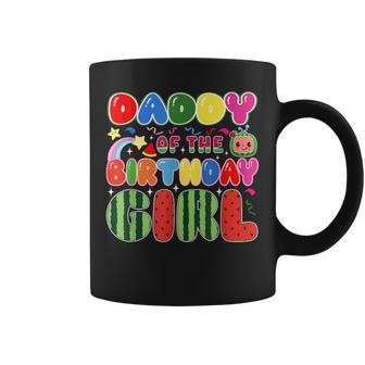 Daddy Of The Birthday Girl Melon Family Matching Coffee Mug - Thegiftio