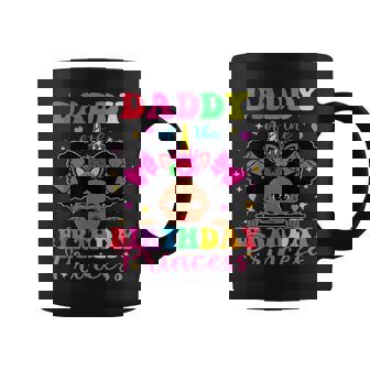 Daddy Of The Birthday Girl Princess Afro Melanin Unicorn Coffee Mug - Thegiftio