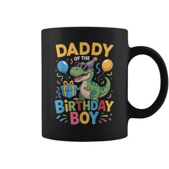 Daddy Of The Birthday Party Outfit Dinosaur Squad Dad Coffee Mug - Thegiftio UK