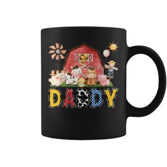 Daddy Farm Cow Birthday Boy Matching Family Party Coffee Mug - Thegiftio UK