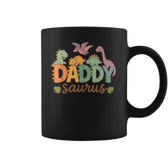 Daddyaurus Dad Dad Dinosaur Family Correspondance Tasse - Cadeauxyz