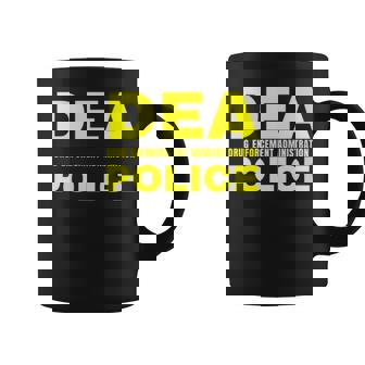 Dea 警察官 麻薬取締局 フロントプリント 長袖tシャツ コーヒーマグ - Kawaiitshirt