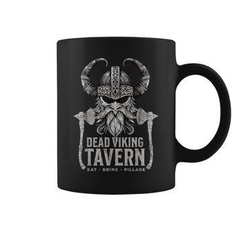 Dead Viking Tavern Pub Drinking Coffee Mug | Seseable UK